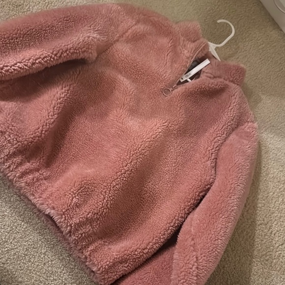 ASOS Pink Sherpa Casual Comfort - Picture 4 of 5